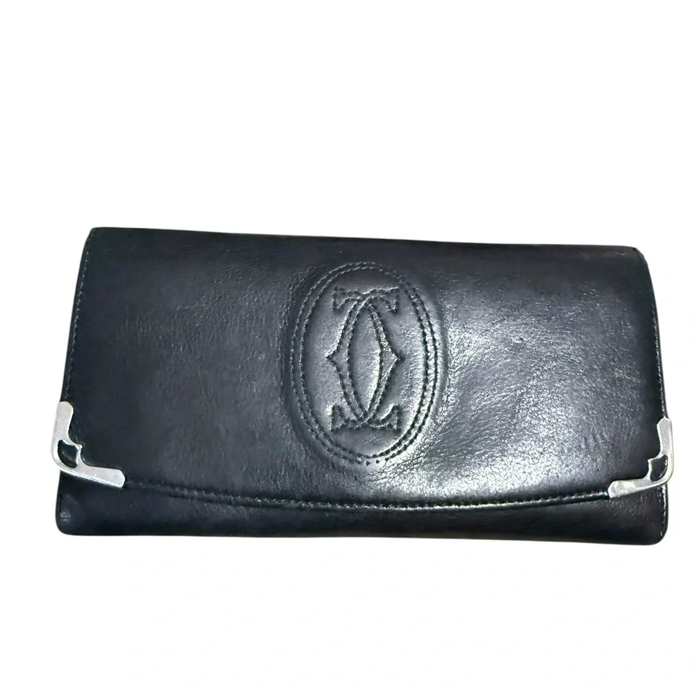 Black Buffalo Marcelo Leather Inter Long Wallet w/ Original Box, Papers & COA